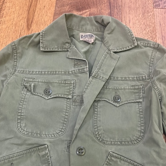Lucky Brand Woman’s Army Green Cargo Jacket Size XS - Picture 2 of 6